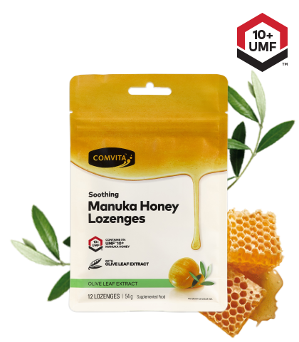 COMVITA Manuka Honey Lozenges OliveLeaf 12